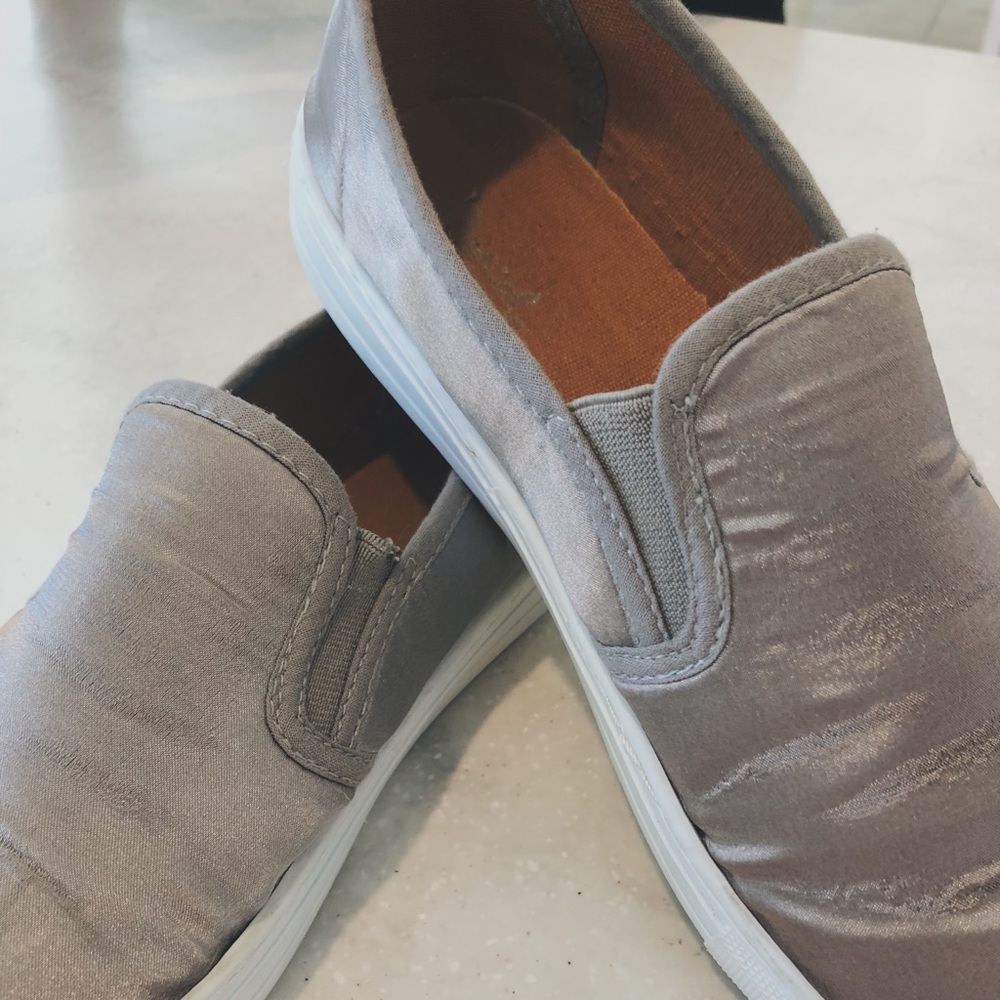 Satin Qupid Slip Ons